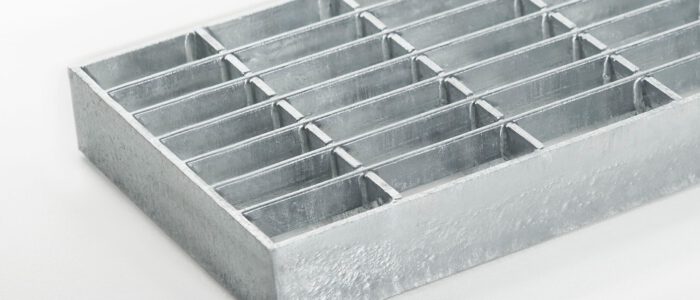 Rinnenabdeckung verzinkt Gitterrost Detail2